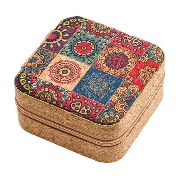 NovaBreeze Rectangle Standard Jewelry Box, Wood, Multicolor, 1 Count