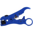 thumbnail image 1 of Blue Stripper Wire Stripping Machine Crimp Cutter Rotary Rubber Tool Coax Coax Cable Cutter Peeling Scrap Tool for RG59 RG6 RG7 RG11, 1 of 5