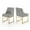 grey, variant on SEYNAR Modern Velvet Dining Chairs Set of 2, Upholstered Kitchen Side Chairs Accent Chairs for Living Room with Metal Frame(Black)