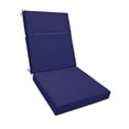 thumbnail image 2 of Cojín para silla de patio, cojín para mecedora, cómodo cojín de espuma de alta densidad. Azul oscuro, 2 of 9