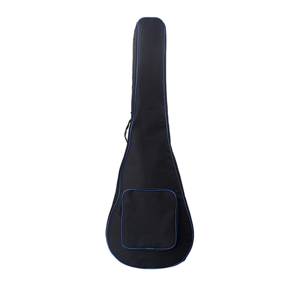 FOMIYES Black Guitar Case with Protective Full Coverage and Wear Resistant 600D Oxford Cloth for Secure Storage