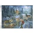 thumbnail image 5 of Ceaco Santa's Silent Night (Thomas Kinkade) Kathryn Selbert 300 Piece Interlocking Jigsaw Puzzle, 5 of 8