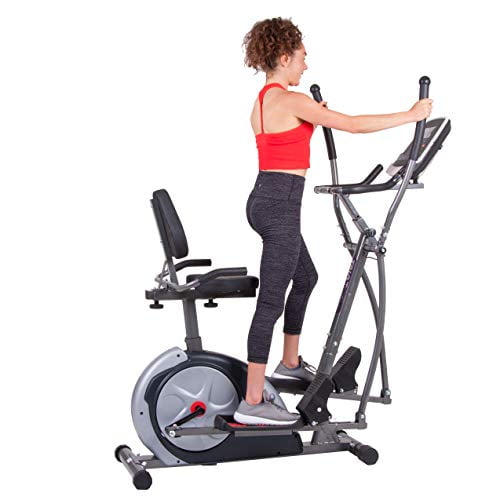 Body Flex Sports Stationary Elliptical and Bike Trio Trainer Plus 2 