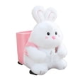 thumbnail image 6 of Car Tissue Holder And Trash Bin Cartoon Plush Dolls Auto Armrest Paper Drawer Storage Garbage Box Can 2 in 1, 6 of 9