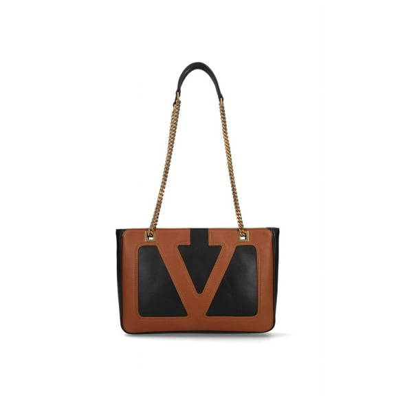 Valentino Garavani Women's 'Viva Superstar' Small Shopping Bag Brown