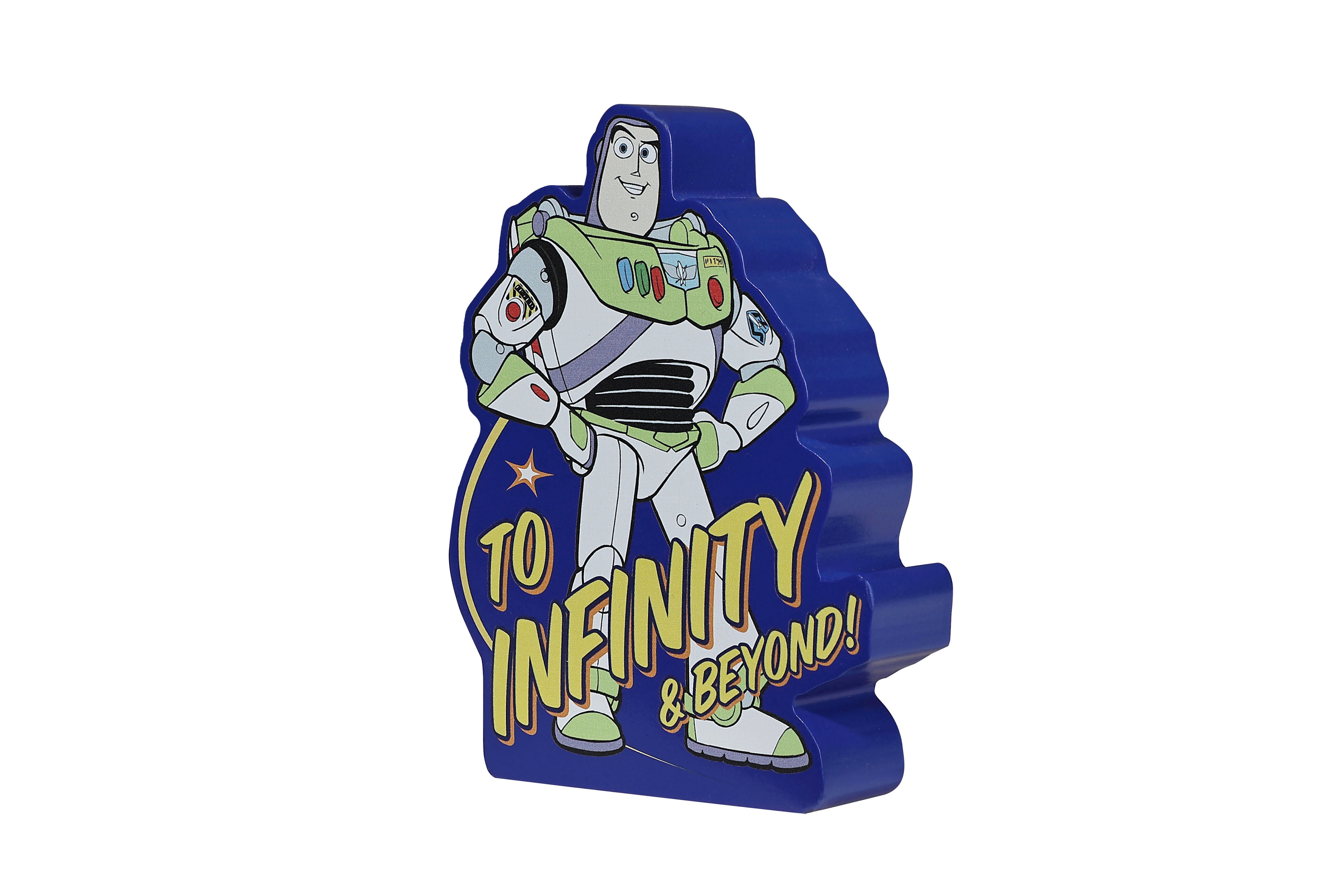 Disney Toy Story 'Buzz Lightyear' Die-Cut MDF Block by POP Creations