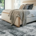 thumbnail image 6 of Cydiria Modern Abstract Fuzzy Faux Wool Area Rug, 5' x 8', Gray, 6 of 8