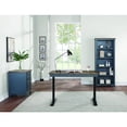 thumbnail image 4 of Farmhouse Three Drawer Wood File Cabinet Blue Wood Fully Assembled, 4 of 11