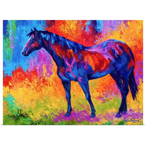 Great BIG Canvas | Rolled Marion Rose Poster Print entitled Bay Mare II