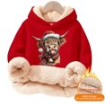 thumbnail image 5 of MAIHAN-Kids Highland Cow Sweatshirt- Soft Lined Christmas Sweatshirts with Highland Cow Print, Cozy Warm Kids Jacket Top for Winter Outdoor Play and Holiday Activities(G-Multicolor,5-6Years), 5 of 6