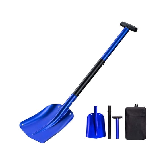 Pelle à Neige Télescopique Pelle Utilitaire de Sport Pelle de Camping Rétractable Outil de Déneigement