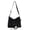 black, variant on New Retro PU Hobo Bag for Women, Braided Detail & Tag Design Shoulder Bag, Adjustable Strap Crossbody Handbag for Daily Use (12.99" x 9.45" x 4.72", 0.95 lb)