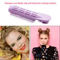 thumbnail image 3 of Ygjytge Pinza Esponjosa De Raíz De Pelo De Plástico Natural, Pinza Para Peinar El Cabello Rizado (Púrpura) Ygjytge Para estrenar, 3 of 3