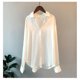 thumbnail image 1 of Camisa de seda Vintage para mujer, Blusa de manga larga, 1 unidad, 1 of 5
