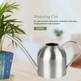 thumbnail image 3 of Long   Stainless Steel Watering Can, Mini Garden Watering Pot with Comfortable Handle for Indoor Plants, 3 of 6
