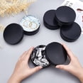 thumbnail image 3 of 5 Packs 8oz Matte Large Black Aluminum Tin Can Round Metal Tins with Screw Lid for Spices Candies Tea and Chrismas Treat colorful, 3 of 7