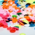 thumbnail image 3 of 240Pcs 24Colors T5 Plastic Snap Fastener Button Resin Press Stud Kit, 3 of 5