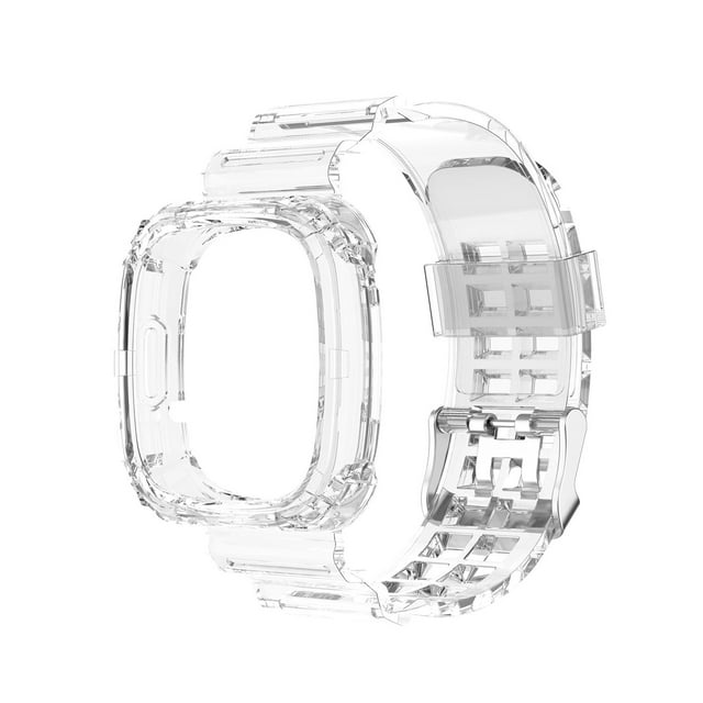 WIFKLSIIPG Convient pour Fitbit Versa3 avec Pare-Chocs Étui de Protection Sangle de Remplacement pour Femmes Hommes