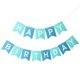 thumbnail image 1 of KAKOWELY Guirnalda de banderines de feliz cumpleaños, elegante, blanca y azul, para decorar fiestas, versátil y hermosa., 1 of 4