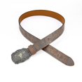 thumbnail image 3 of Western Cowboy Belt Buckle Men's Belt 110cm-YNP, 3 of 4