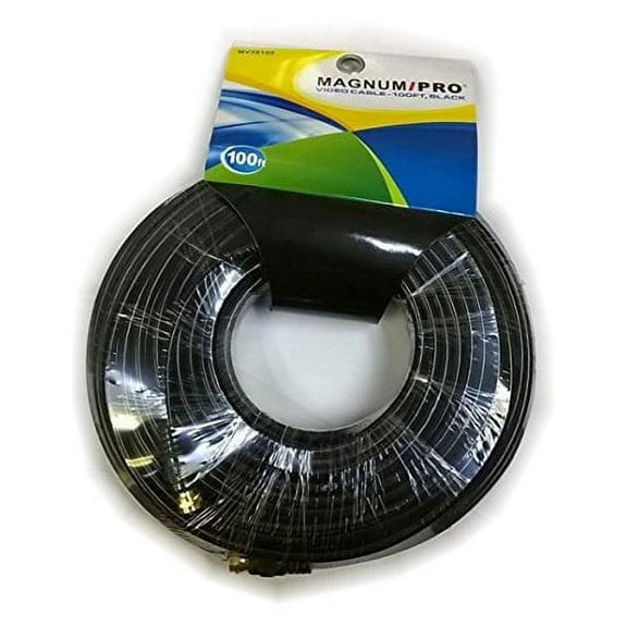 MAGNUM PRO MV59100 100ft Type F Coaxial Cable