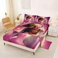 thumbnail image 2 of Erosebridal Cute Black Princess Queen Sheet Sets,Cartoon Animal Unicorn Bed Set For Kids Girls 4pcs, 2 of 6