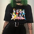 thumbnail image 3 of Camiseta feminina manga curta fofa em anime com estampa de Sailor Moonpangjing, 3 of 4