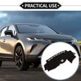 thumbnail image 2 of Cubierta de tablero de Unique Bargains compatible con Toyota, alfombrilla de tapete de tablero frontal de poliéster negro y rojo antideslizante, 2 of 6