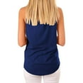 thumbnail image 2 of Dellytop Women's Cami Tank Top Summer Sleeveless Plain Pocket T Shirts, 2 of 2