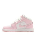 thumbnail image 2 of Big Kid's Jordan 1 Mid Pink Foam/White-Fire Red (DQ8423 608) - 6.5, 2 of 7
