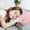 Pink, variant on Small Pillow,Soft Breathable Cotton Memory Foam Pillows with Washable Removable Pillowcase Travel Pillow for Sleeping Camping Home Office Nap Lumbar Support Bedroom Adults(Navy)