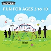 Lifetime Kids Outdoor 5 ft. H x 10 ft. W Dome Climber, Red and Blue (101301)