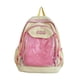 thumbnail image 2 of Mochila de moda con bolsillo transparente de nailon para viajes escolares y universitarios. Amarillo, 2 of 9