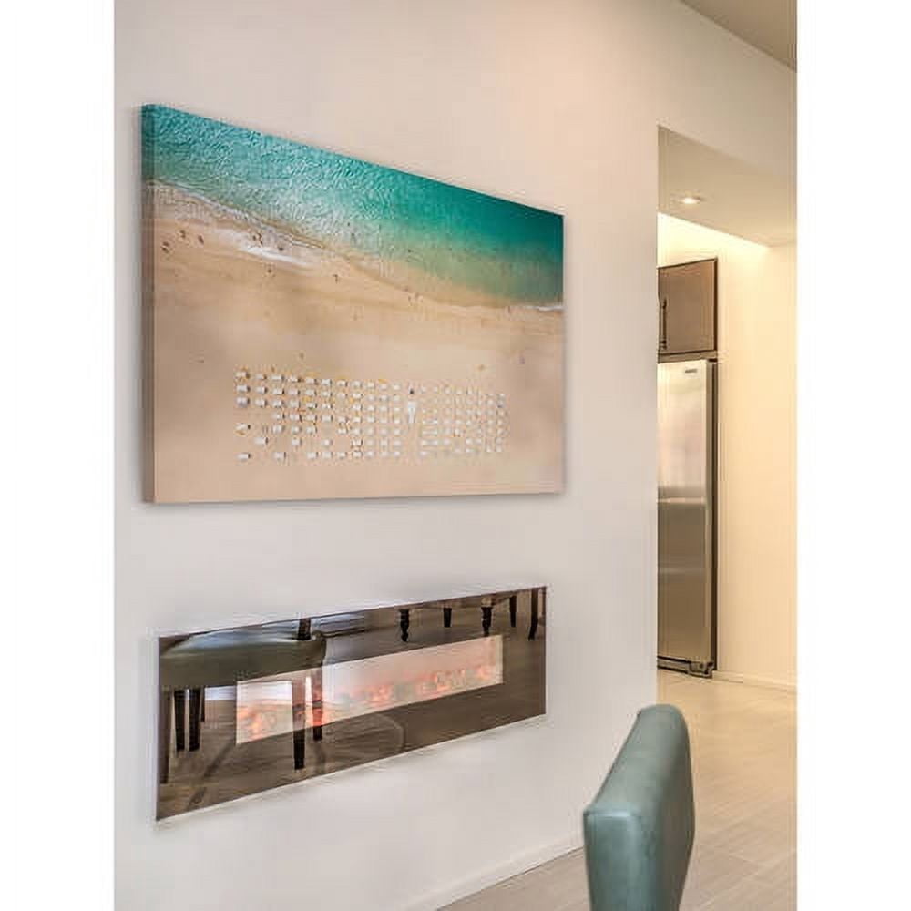 "Beach Goers" Painting Print on Wrapped Canvas