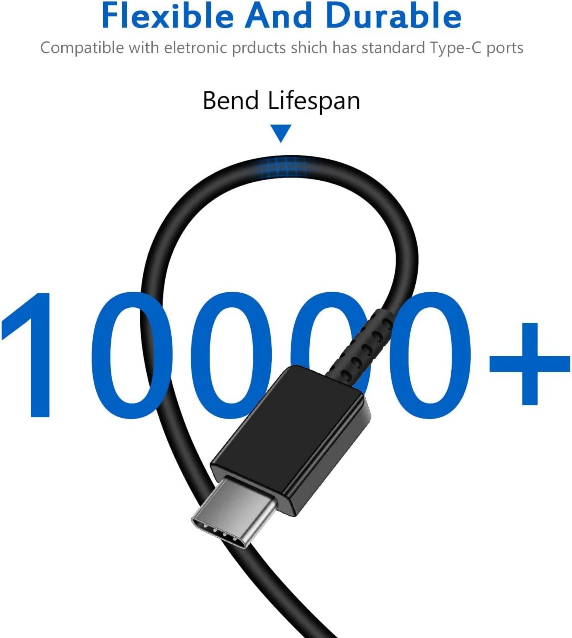 Coreykin USB-C Fast Charger 2-Pack, 25W, 6Ft Cable photo 3
