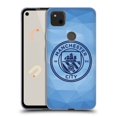 thumbnail image 1 of Head Case Designs Officially Licensed Manchester City Man City FC Badge Geometric Blue Obsidian Mono Soft Gel Case Compatible with Google Pixel 4a, 1 of 7