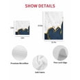 thumbnail image 6 of Navy Blue Gold Marble Hand Towels Set,Waffle Weave Kitchen Towels 3 Pieces,Modern Abstract Marble Crack Texture Microfiber Hair Face Bath Tea Towel Absorbent Cleaning Dish Cloths,15.7"x23.6", 6 of 7