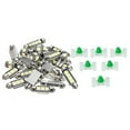 thumbnail image 6 of 27Pcs White In-Car Led Light Kit for - with 50Pcs Car Exterior Door Fastener Moulding Clip for, 6 of 8
