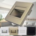 thumbnail image 2 of CAROOTU LED Recessed Wall Luminaire Step Light 1.5W Recessed Lamp for Staircase Corridor, 2 of 6