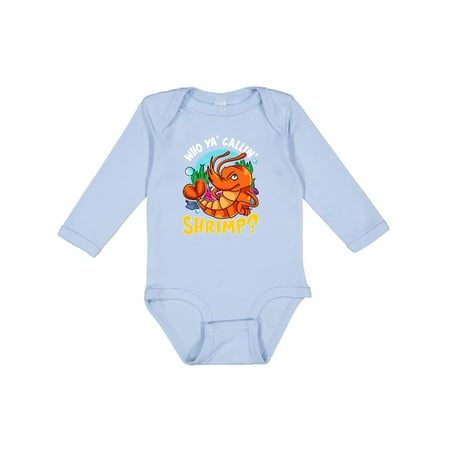 

Inktastic Funny Shrimp Baby Outfit Gift Baby Boy or Baby Girl Long Sleeve Bodysuit