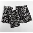 thumbnail image 2 of Vargottam Designer Cotton Canvas Napkins - Set of 12, 20-Inch, Black Leaves Design, Durable & Absorbent Cloth Napkins for Dining, Parties, and Home Decor - Machine Washable, 2 of 7