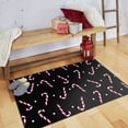 thumbnail image 5 of Mohawk Home Prismatic Candy Canes Black Contemporary Theme Christmas Precision Printed Scatter, 2'x3'4", Black, 5 of 6