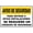 Warning Sign 1, variant on Spanish Security Screening Required To Enter - 8"x12" Aluminum Tin Warning Sign for Home, Outdoor Garden, Facility, Office
