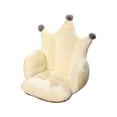 thumbnail image 2 of COM1950s Plush Chair Cushion With Backrest, Soft Seat Cushion for Office Chair, Integrated Back Support, Cozy Polyester Desk Chair Pad for Home and Study Use, 2 of 7