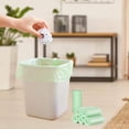 thumbnail image 2 of 1.2 Gallon Small Trash bags Biodegradable, Mini Recycling & Degradable Garbage Bags Fit 5 Liter Can Liners for Kitchen Bathroom Office Car (150 Counts,Green), 2 of 7