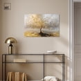 thumbnail image 3 of Tree of Golden Leaves Canvas Colorful Tree Art by Art Remedy, Gallery Wrapped, 30" x 20", 3 of 7