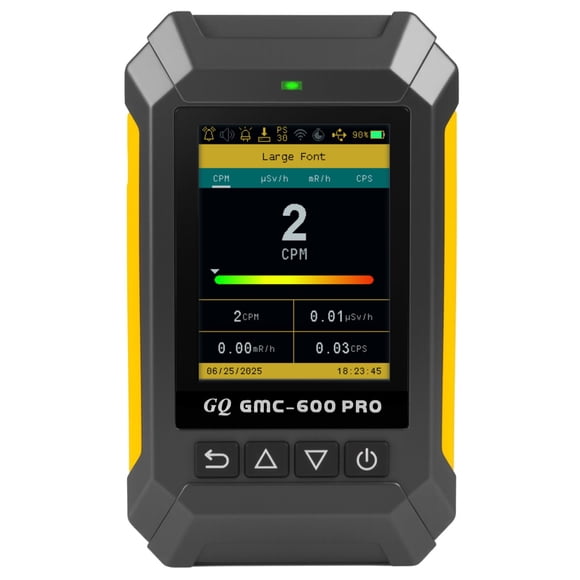 Contador Geiger GQ GMC-600 Pro Detector de Radiación WiFi
