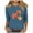 Blue-Tops, variant on Inverlee Thanksgiving Shirts for Women Plus Size Turkey Pumpkin Graphic Tees Comfy 3/4 Sleeve Cotton T-shirts Round Neck Dressy Casual Blouse Tops