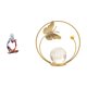 thumbnail image 1 of Figura decorativa de bola de cristal de resina con diseño abstracto, ideal para dormitorio, oficina, tienda, estantería, pasillo, chimenea o cajón., 1 of 8