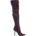 thumbnail image 2 of Steve Madden Vanquish Women's Faux Leather Over-the-Knee Thigh-High Boots, 2 of 3